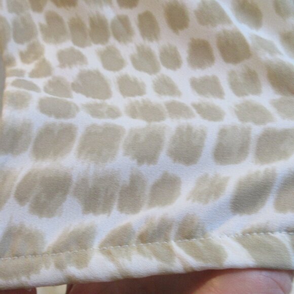 NWT~MICHAEL KORS~ SIZE 10~FRONT GOLD ZIPPER AND DRAWSTING, LINED, SIDE SLI - Picture 4 of 9